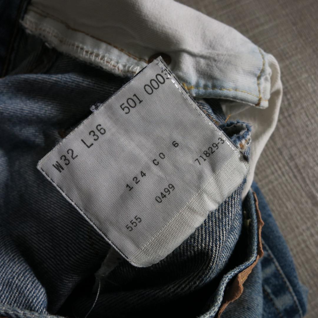 LEVI’S 90's 501XX 555 selvedge denim