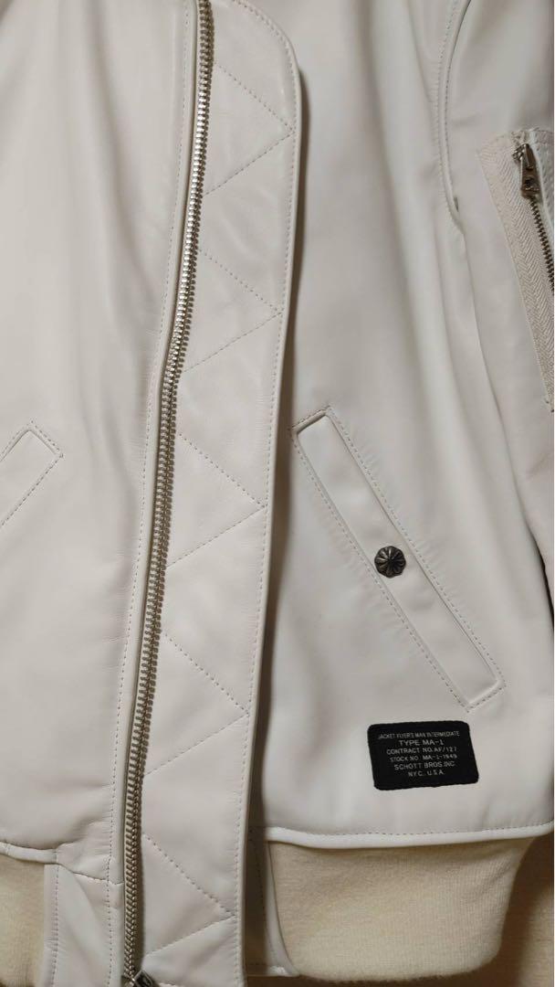 Schott ホワイト MA-1 ロンハーマン別注