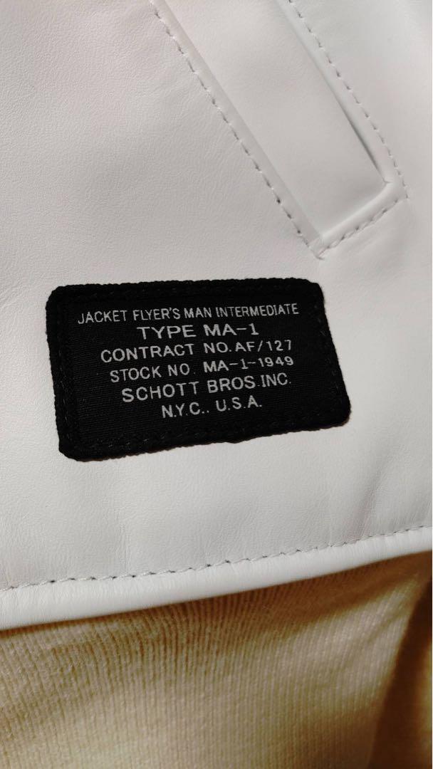 Schott ホワイト MA-1 ロンハーマン別注