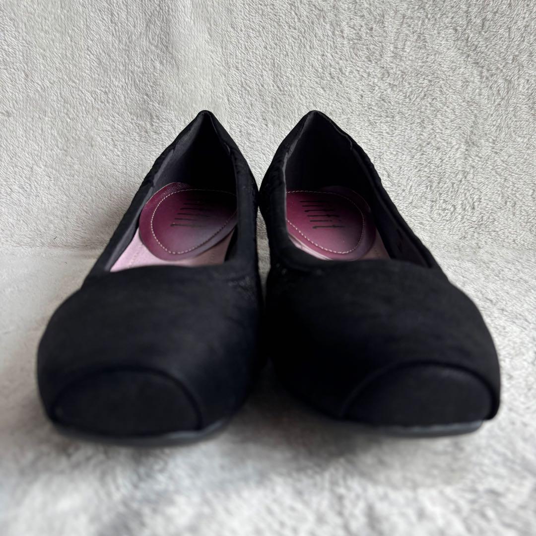 ✨新品未使用✨fitfit フィットフィット　パンプス　ヒール　ブラック　23㎝
