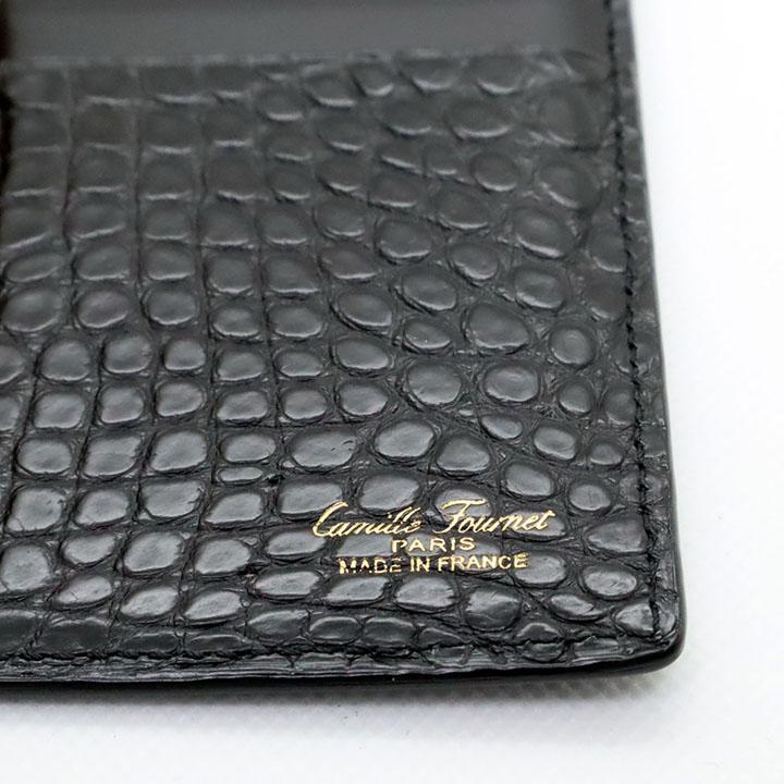 美品　CAMILLE FOURNET ブラックレザー長財布