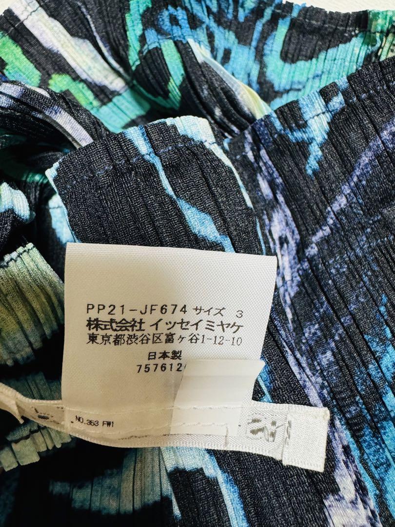 極美品 プリーツプリーツパンツ