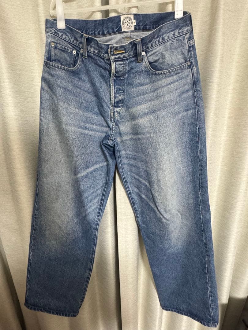 simplycomplicated boyfriend jean 裾破れなし