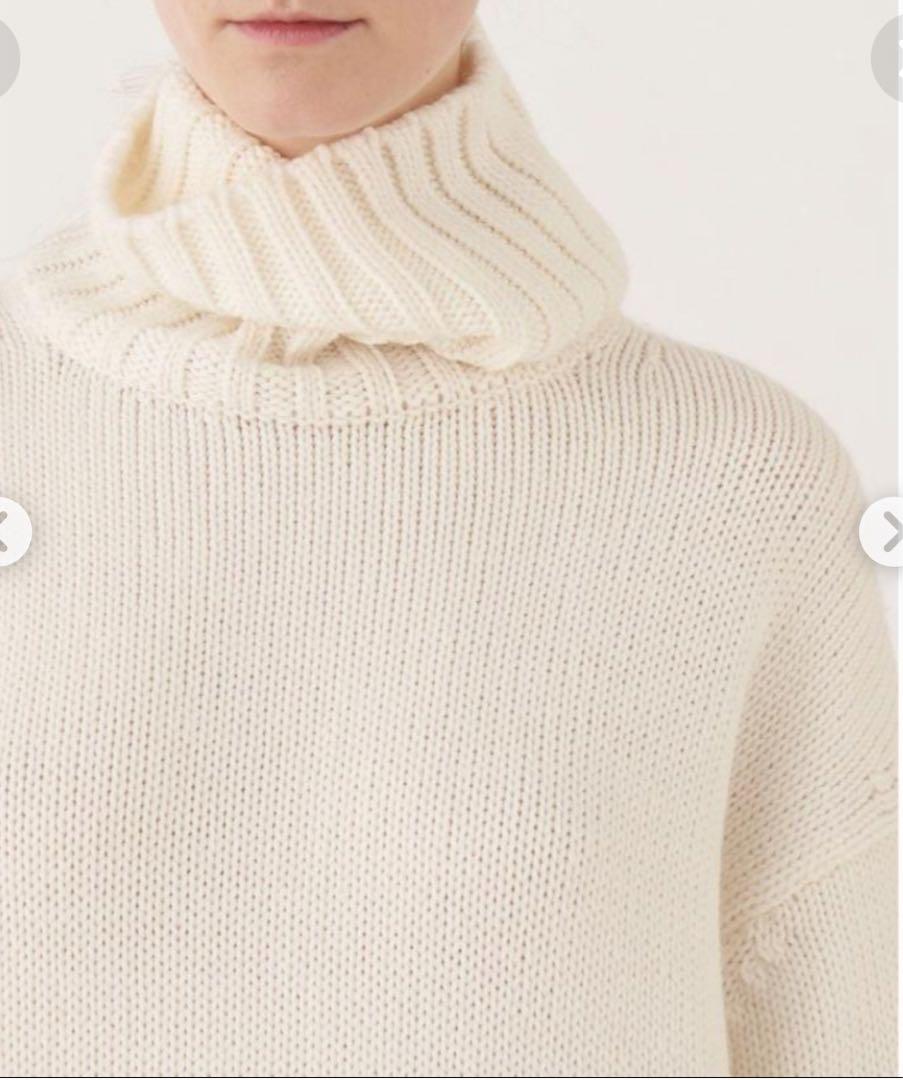 GALERIE VIE ファインウール ハイネックプルオーバー　Sサイズ
