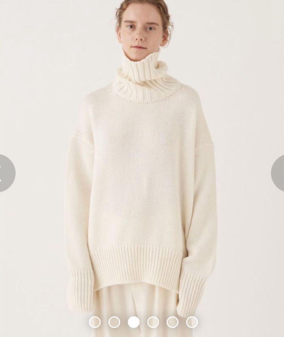 GALERIE VIE ファインウール ハイネックプルオーバー　Sサイズ