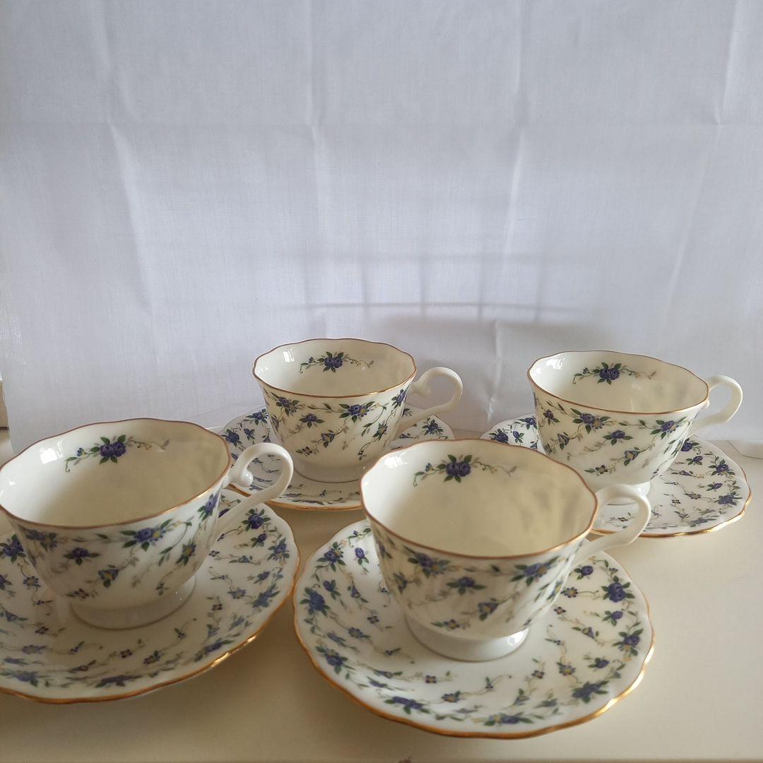 HOYA CHINA CORP ティーカップ&ソーサー4脚セット