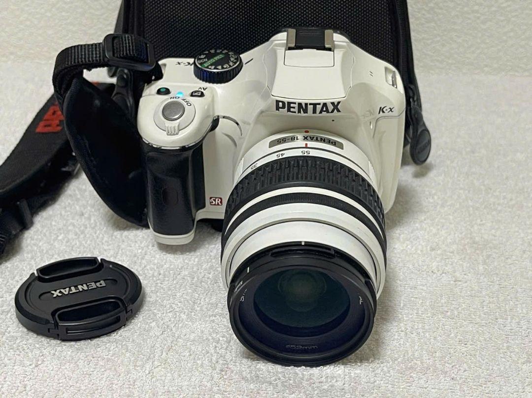 高品質 作例付完動 PENTAX 18-55mm レンズ カメラ 一眼レフ K-x その他