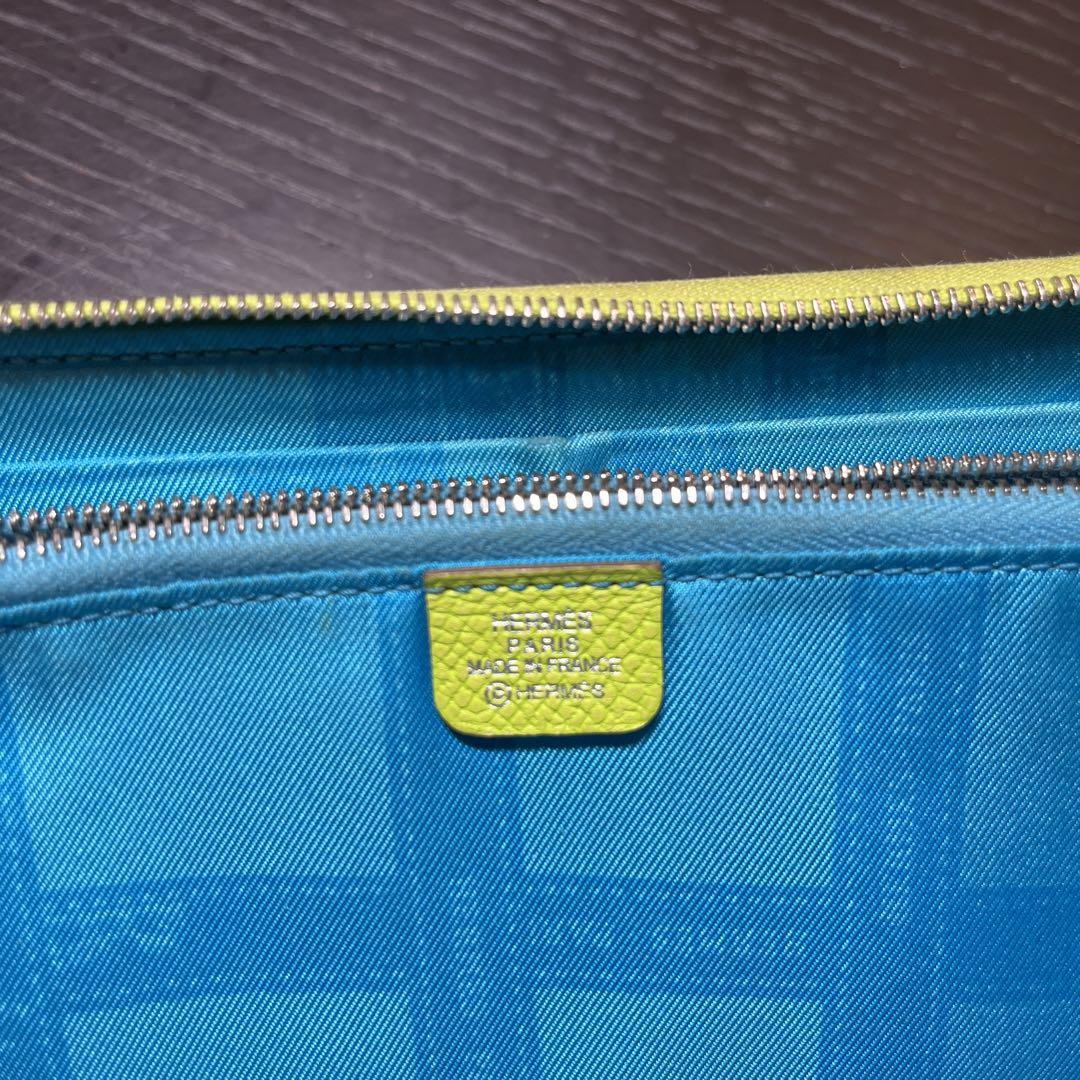エルメス アザップシルクイン ライムグリーン