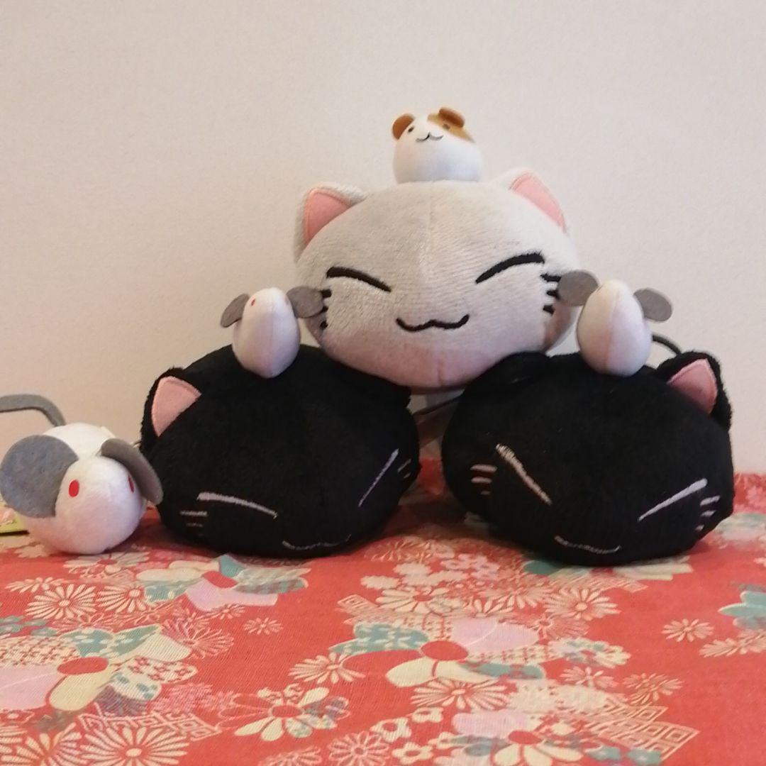 ねむネコ ねずみさんフレンズぬいぐるみ3個セット メルカリ