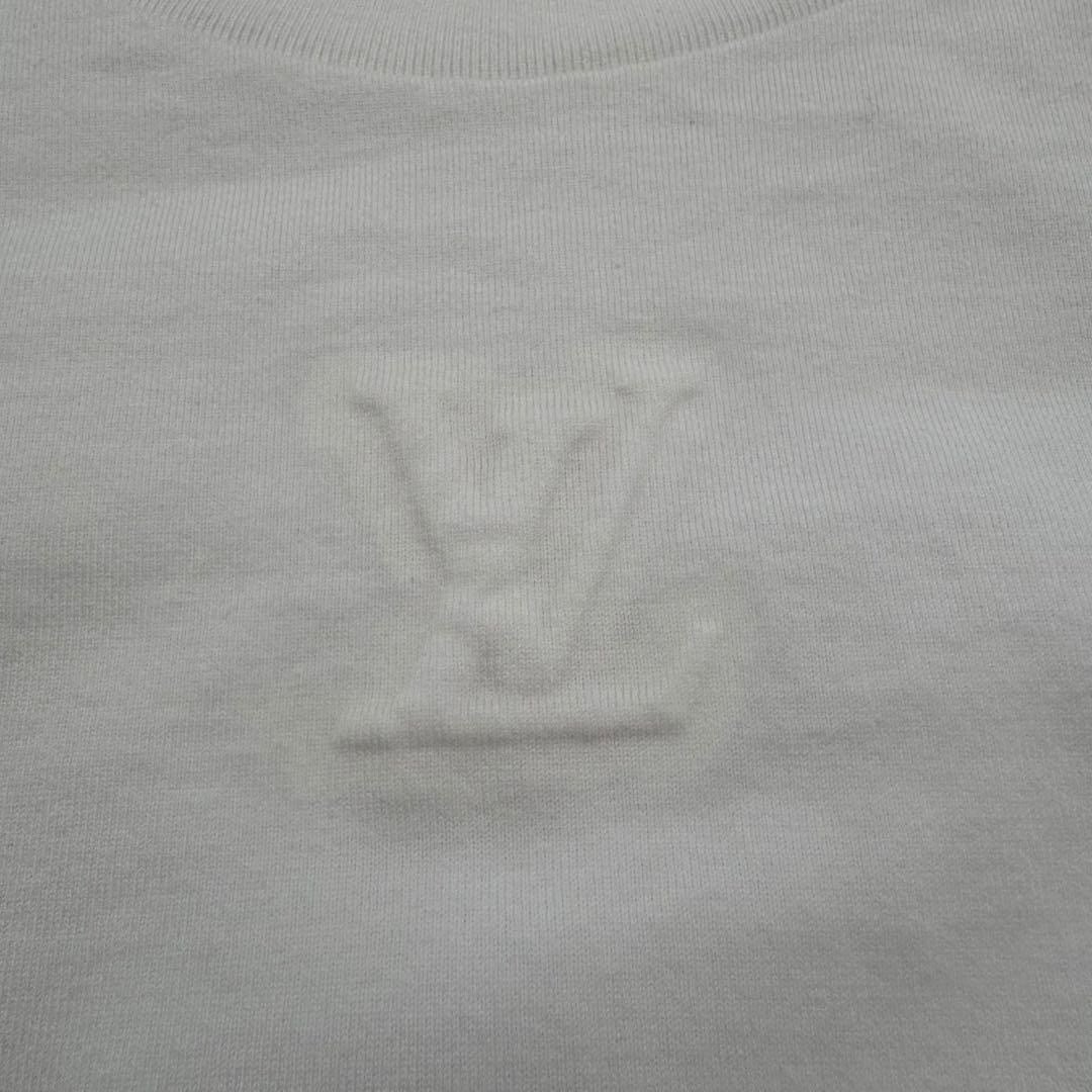 Louis Vuitton エンボスLVロゴ Tシャツ ホワイト