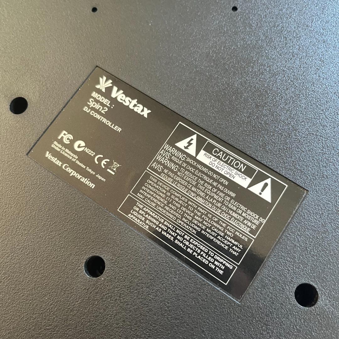 【送料込】Vestax spin2 pcdj コントローラー