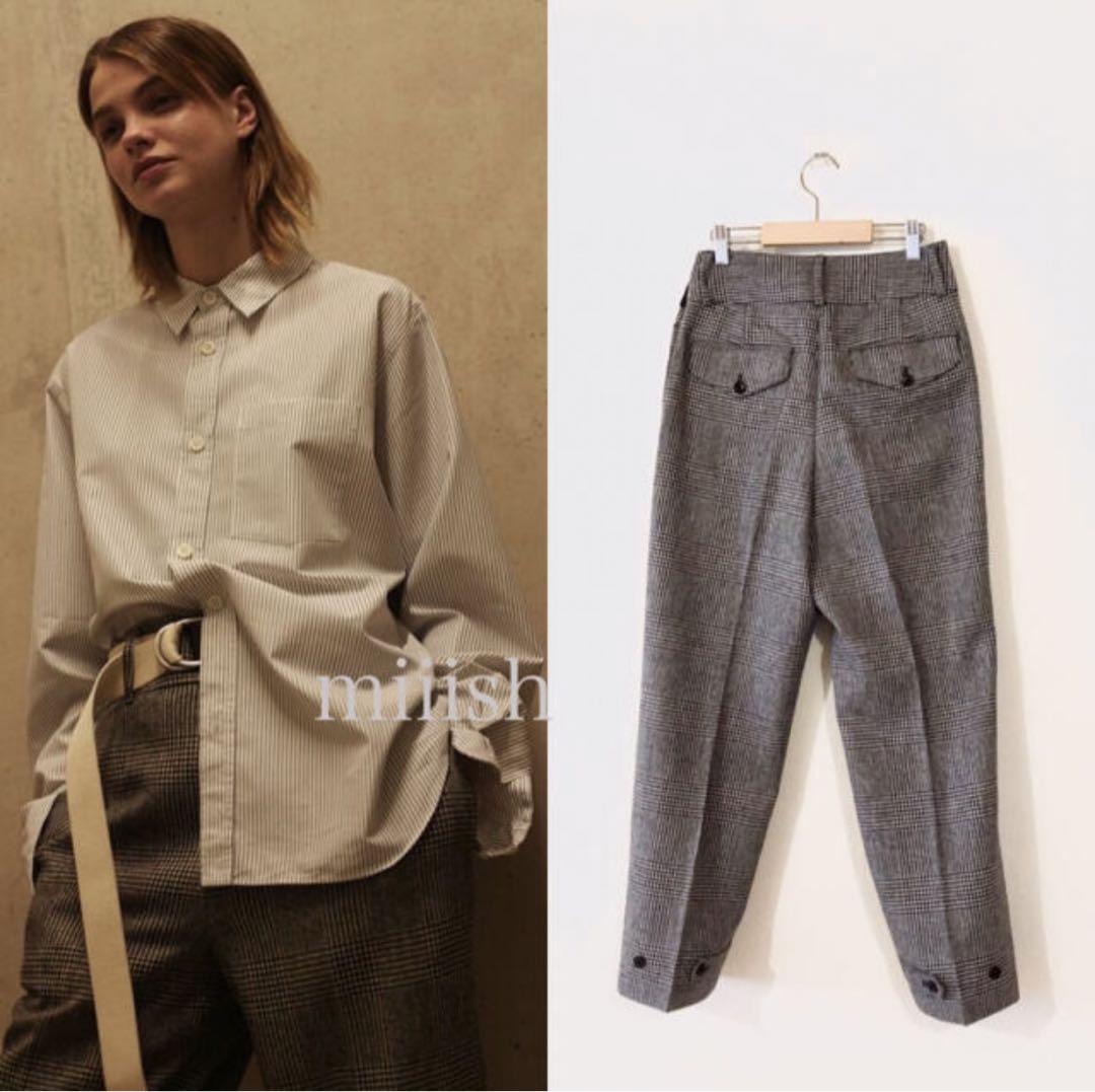 美品 マーガレットハウエル×ラバット マルチチェックトラウザーズ 4.8万 画像4