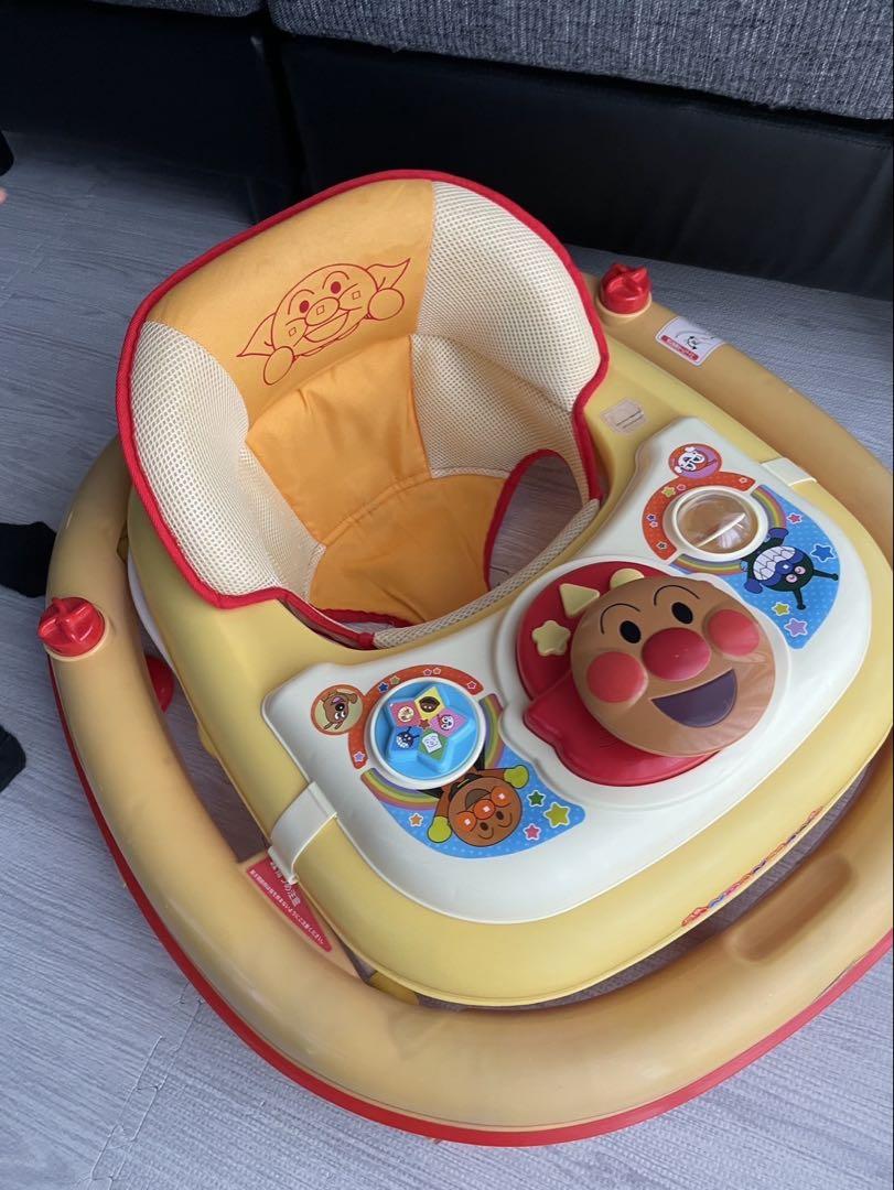 アンパンマン 歩行器 イエロー おもちゃ付き
