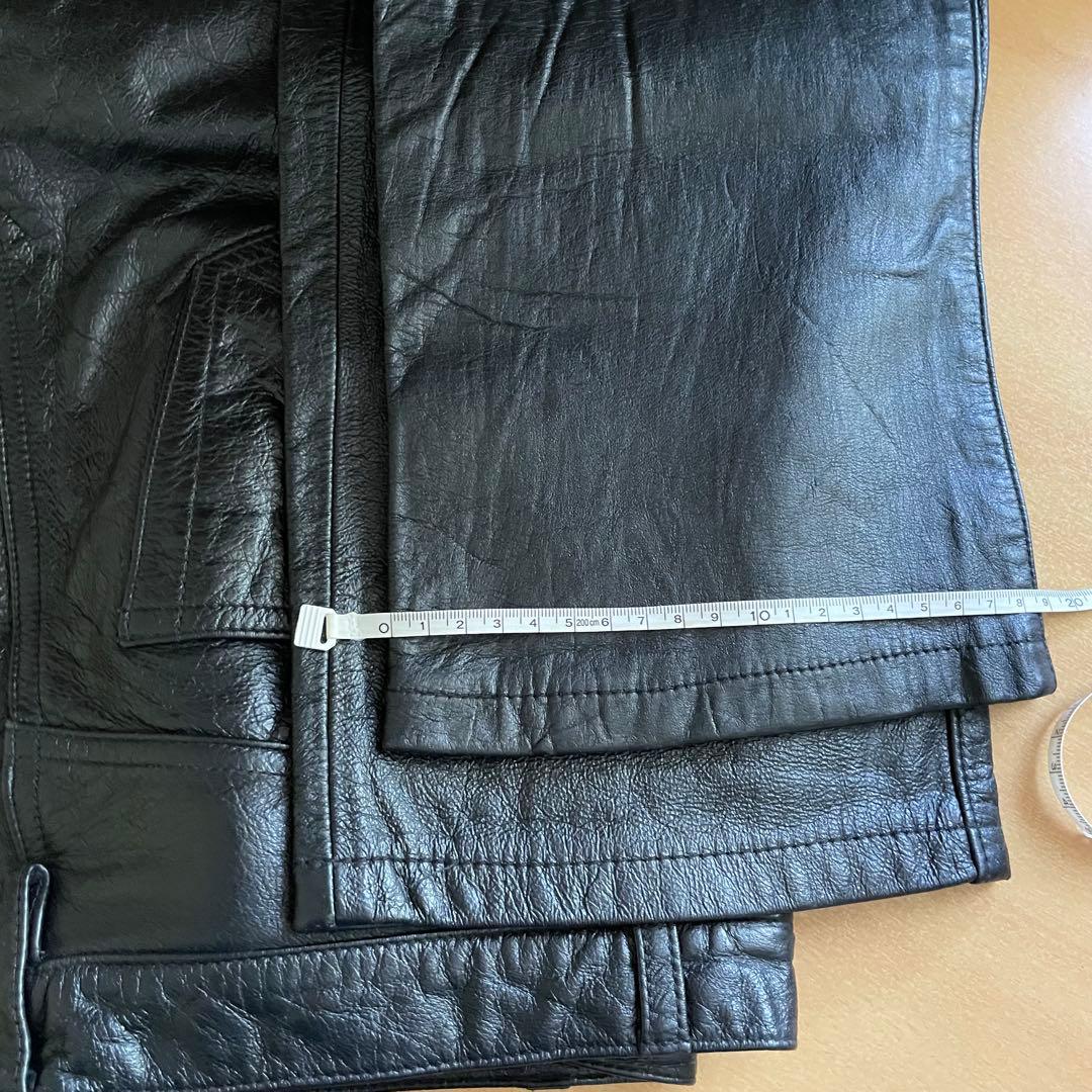 レザーパンツ⬜︎メンズサイズ⬜︎革パンツ牛革