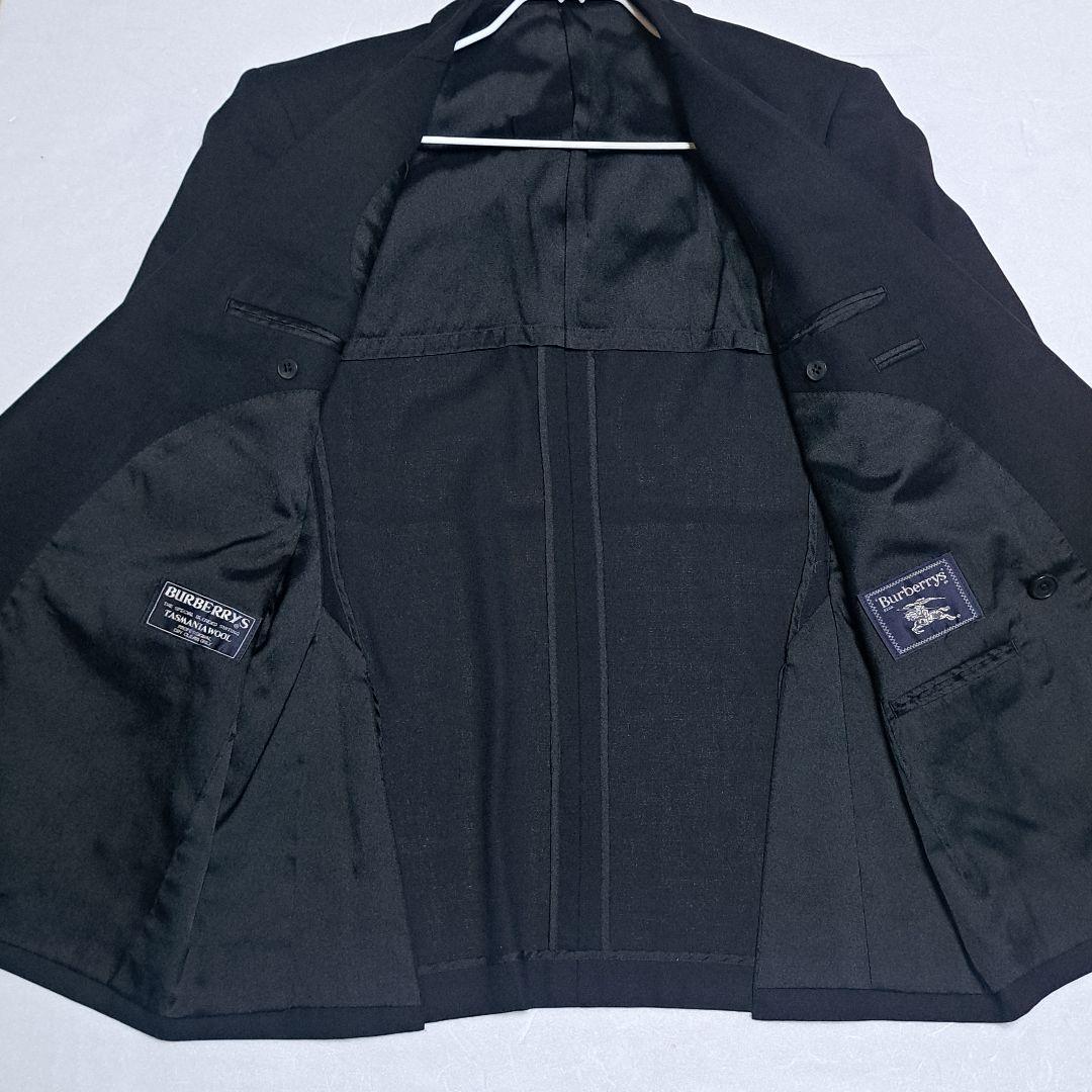 美品□BURBERRY LONDON バーバリーロンドン カシミヤ混 金ボタン