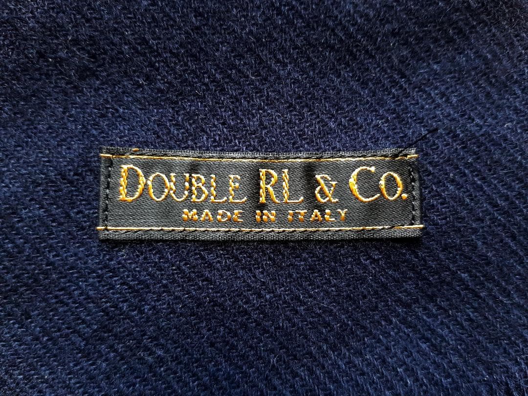 専用 新品 RRL ダブルアールエル インディゴ カシミア ストール 専用 新品 RRL ダブルアールエル インディゴ カシミア ストール