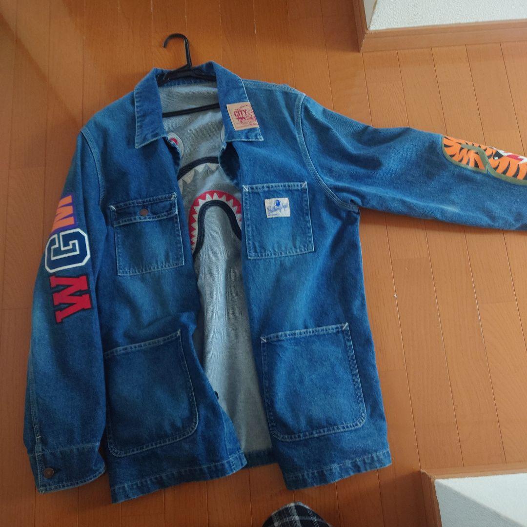 A BATHING APE　シャーク デニムジャケット