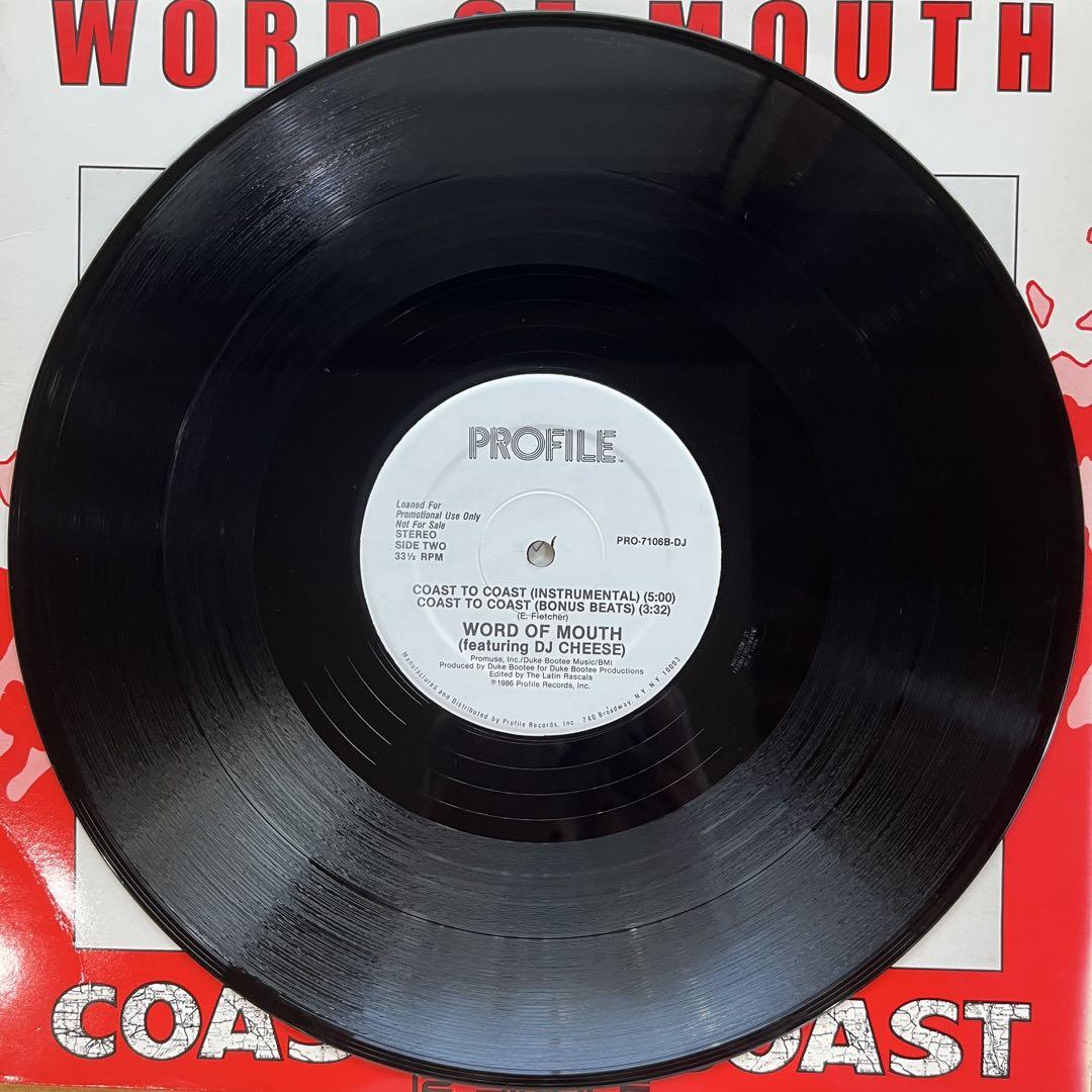 WORD OF MOUTH - COAST TO COAST 12インチシングル