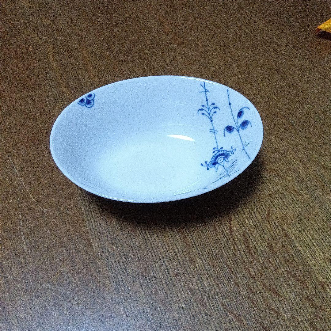 ロイヤルコペンハーゲン ブルーパルメッテ オーバルボウル ペア