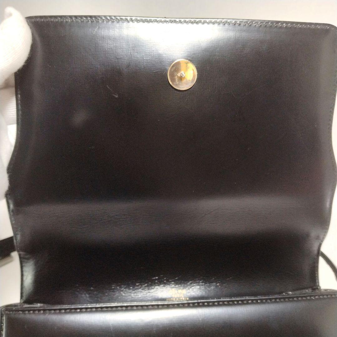 美品 セリーヌ CELINE 2way ショルダーバッグ ハンドバッグ 馬車金具