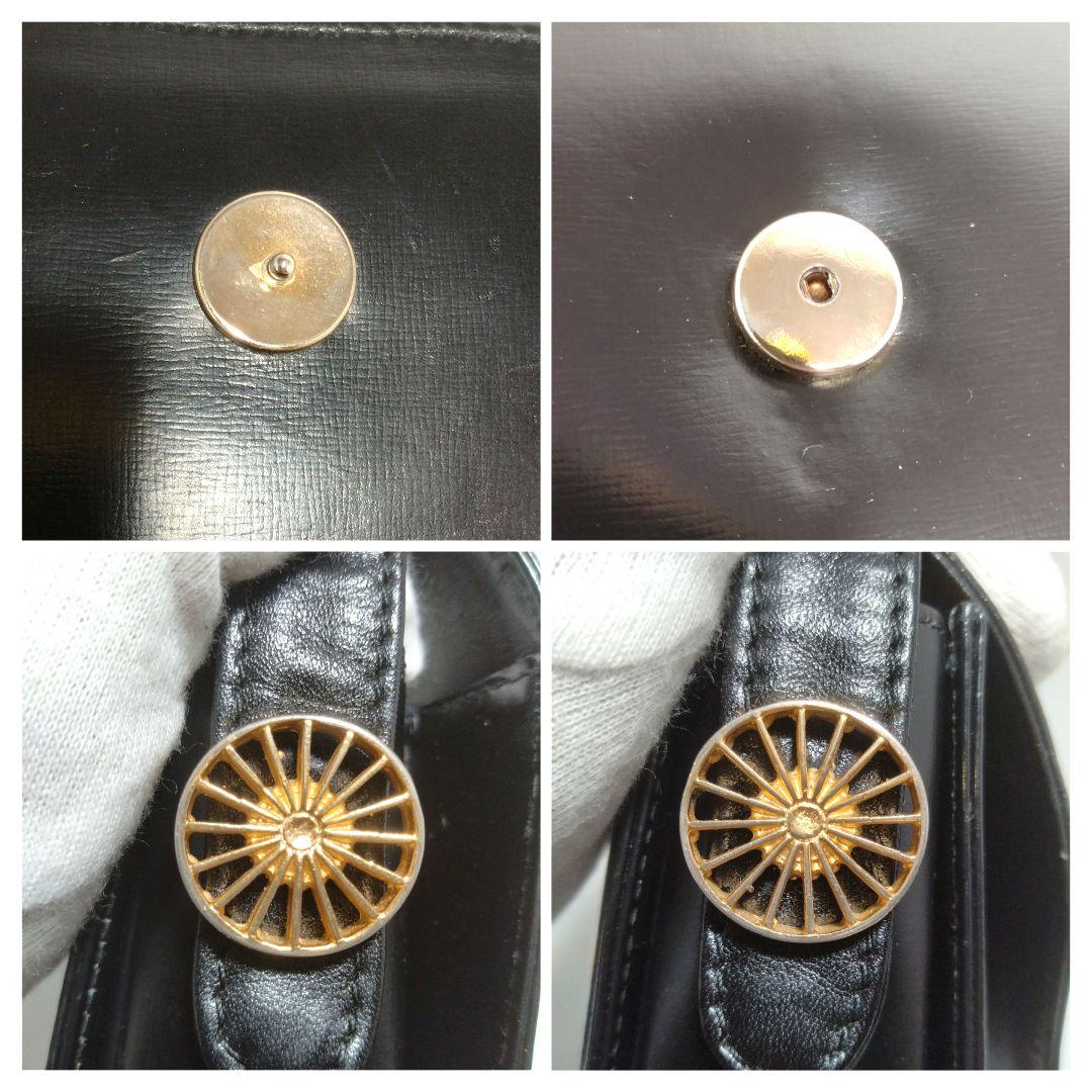美品 セリーヌ CELINE 2way ショルダーバッグ ハンドバッグ 馬車金具