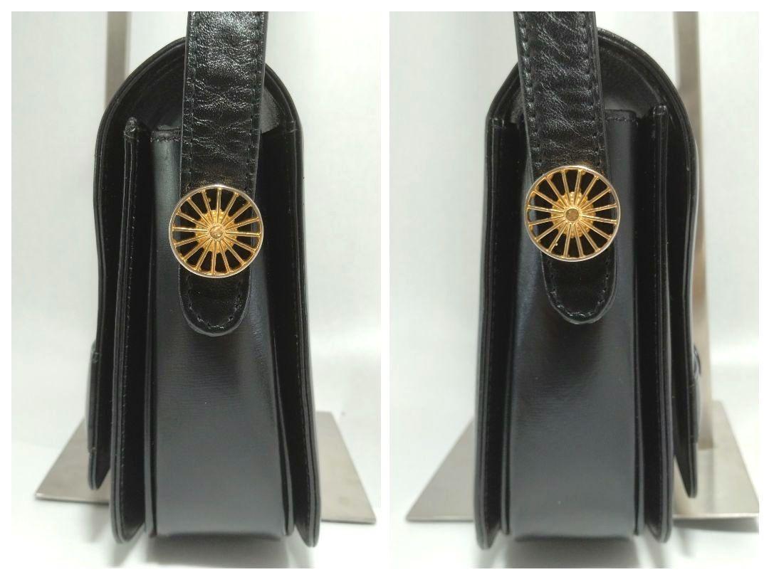 美品 セリーヌ CELINE 2way ショルダーバッグ ハンドバッグ 馬車金具