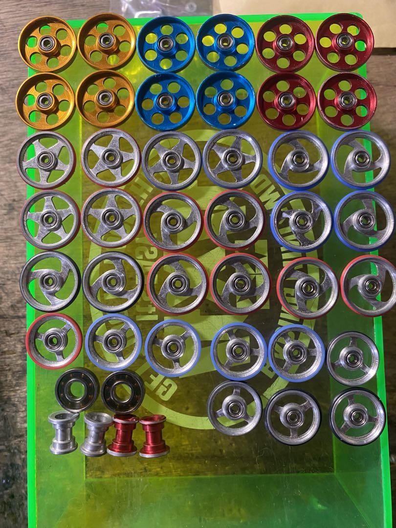ミニ四駆　19ミリ　オールアルミベアリングローラー　　等　まとめ売り　プラリン