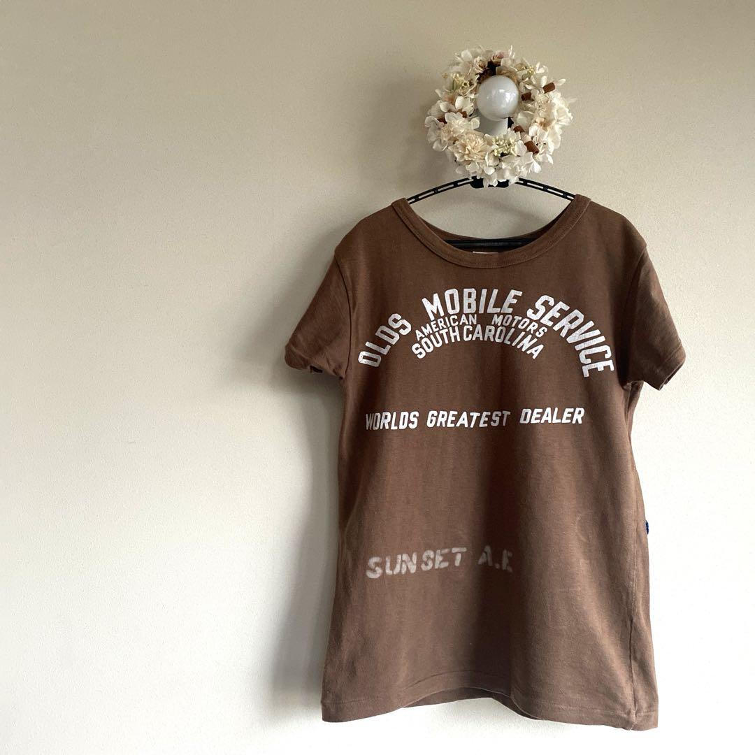 デニムダンガリー 半袖Tシャツ 150 ワッペン - メルカリ