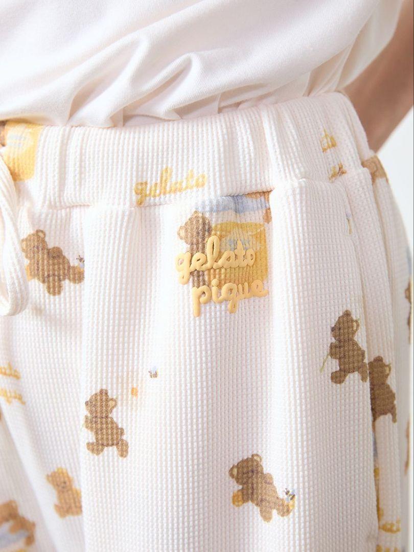 最終値下げ ジェラートピケ はちみつベア柄ロングパンツ gelato pique｜はちみつベア柄ロングパンツ | Rakuten Fashion