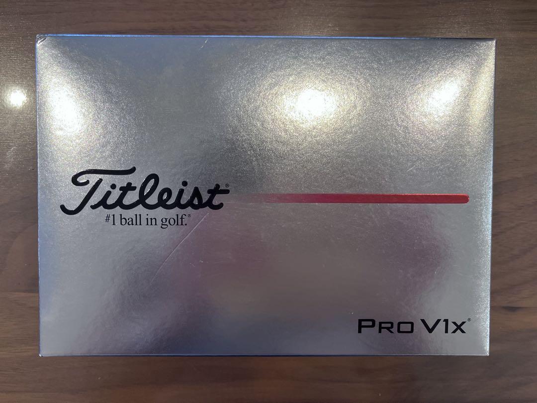 ボブ【新品未使用】Titleist Pro V1x ゴルフボール(白)