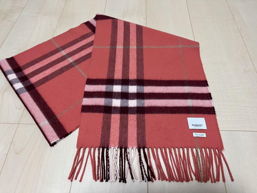 BURBERRY バーバリー マフラー カシミア100% 美品 画像1