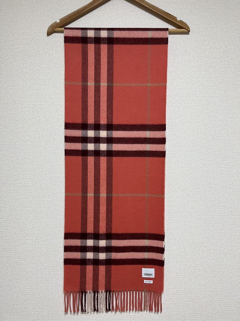 BURBERRY バーバリー マフラー カシミア100% 美品 画像2