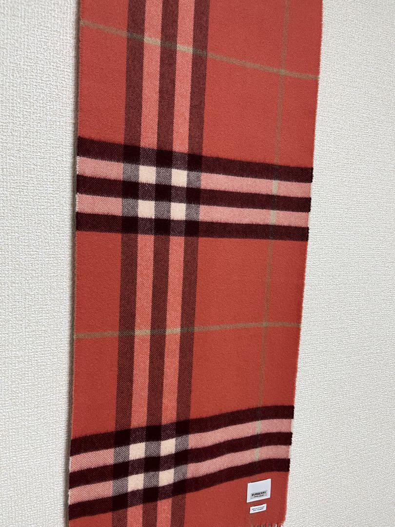BURBERRY バーバリー マフラー カシミア100% 美品 画像4