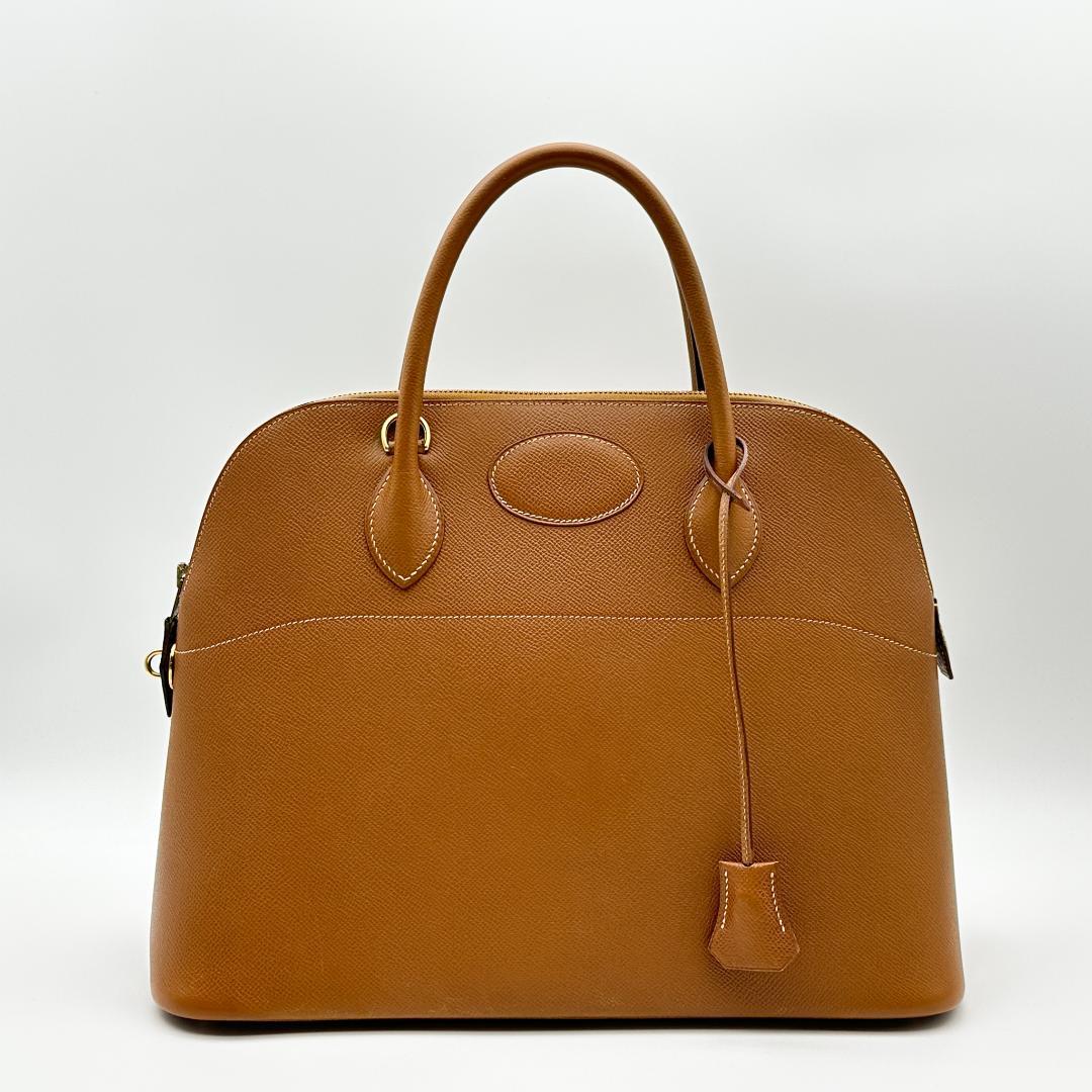 【極美品】HERMES エルメス　ボリード35 クシュベル　ゴールド　◯Z刻印