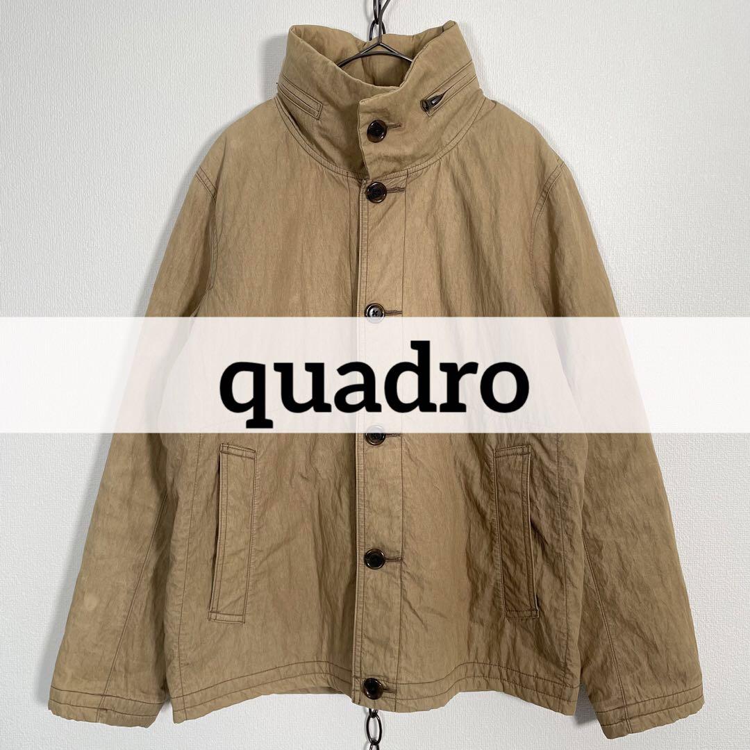 日本製quadro デッキジャケット N1 サイズM ベージュ ミリタリー