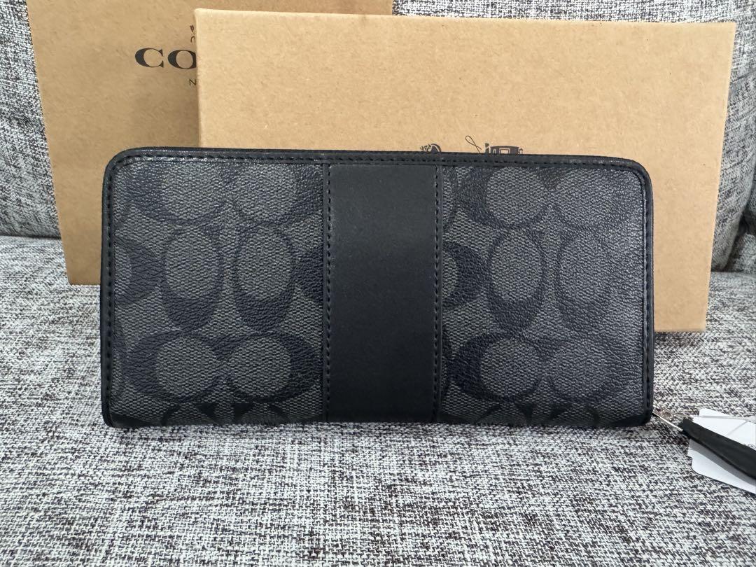 優先の方あり 新品 COACH 長財布 シグネチャー ブラック レディース