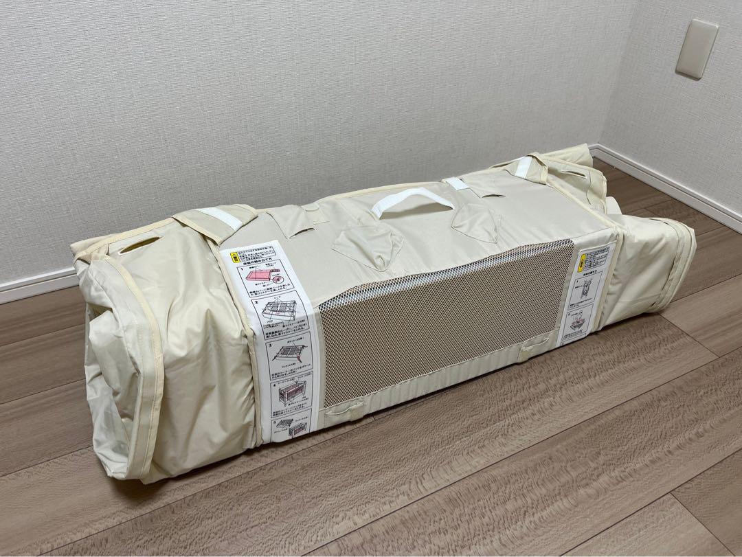 【美品】ココネルエアー　アップリカ　ヘビーベット　ミルク