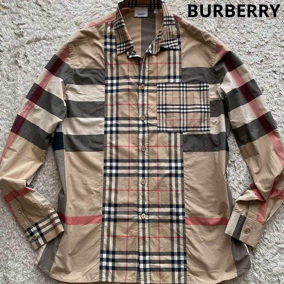 極美品✨ BURBERRY 長袖シャツ 現行 メガチェック ノバチェ