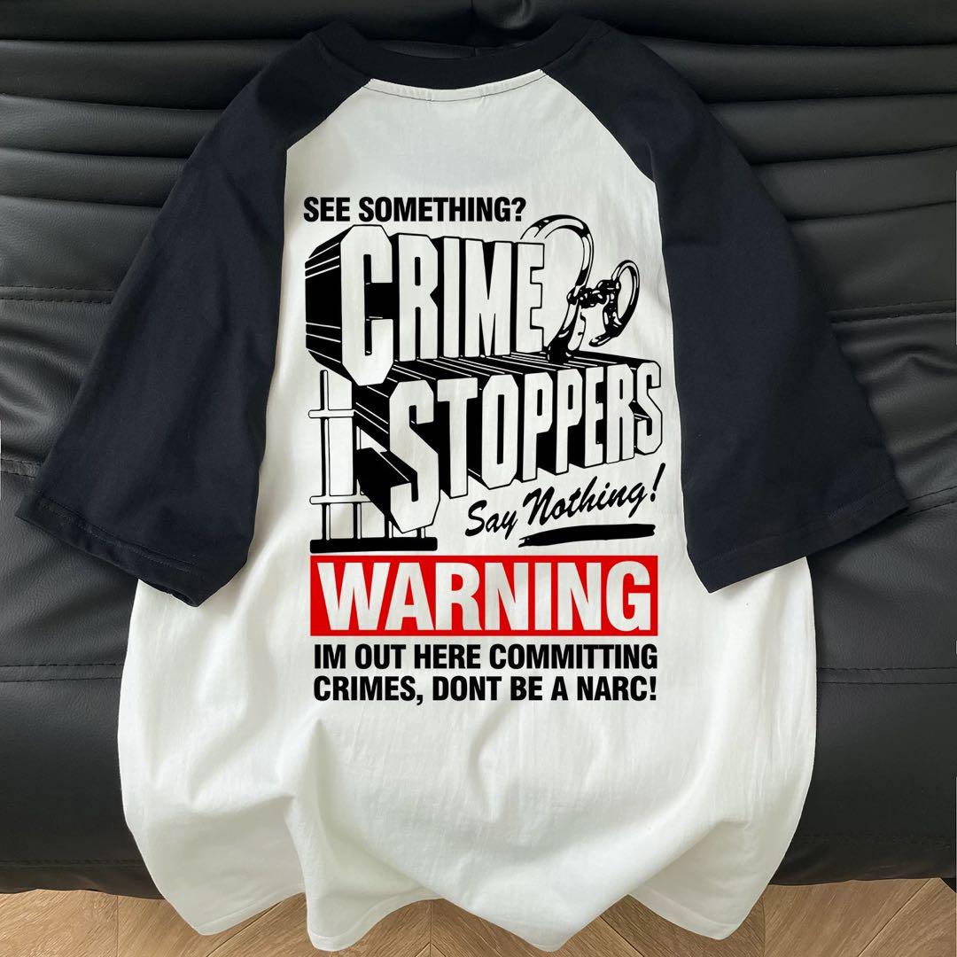 ストリート系ラグランTシャツ 年中大活躍 普段着・お出かけ用に!