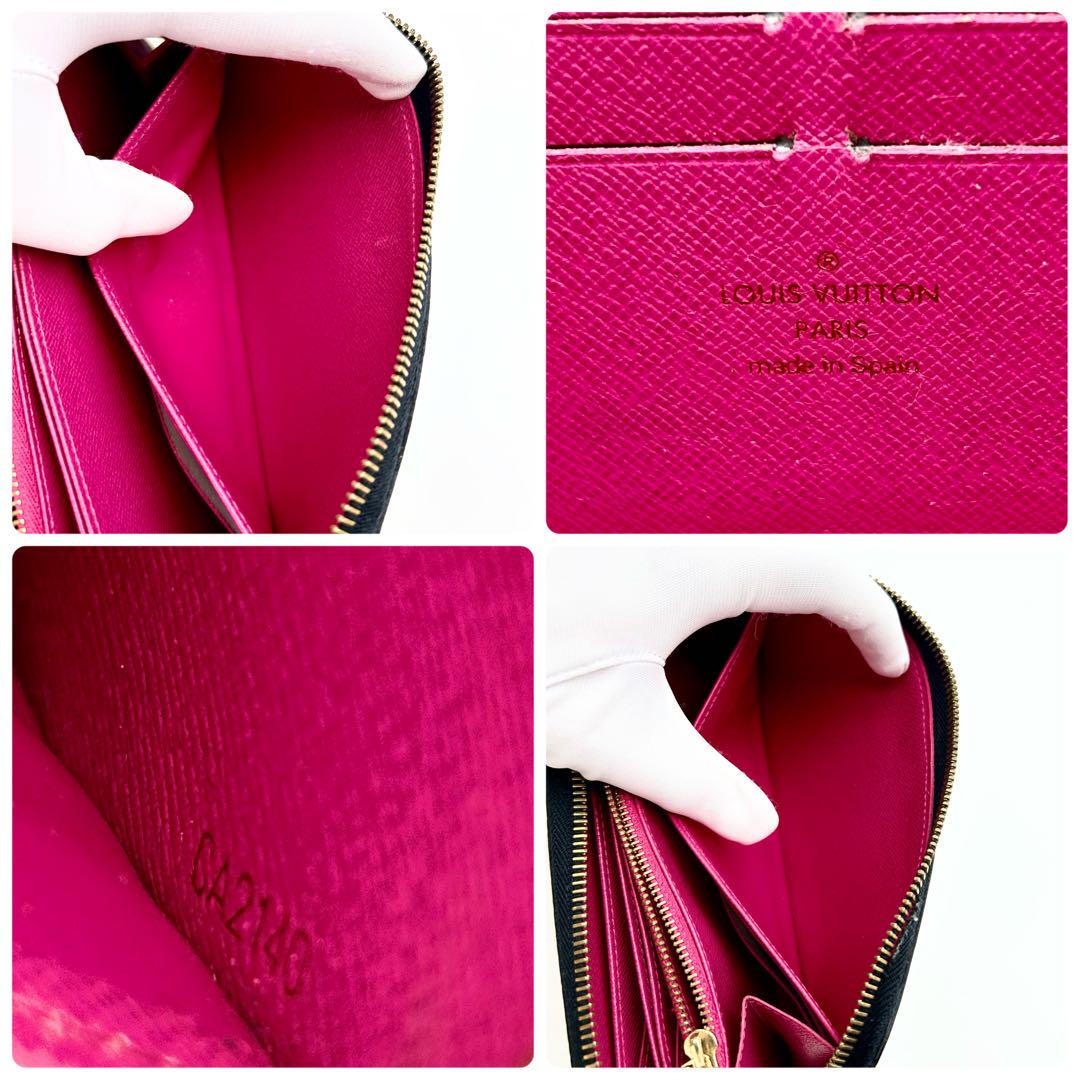 【美品】【正規品】LOUIS VUITTON 長財布 マルチカラー ピンク 極上美品 ルイヴィトン マルチカラー 長財布 ピンク