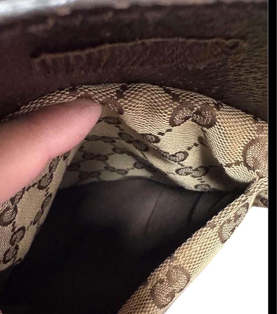 グッチ GUCCI ボディバッグ GG レザー 革