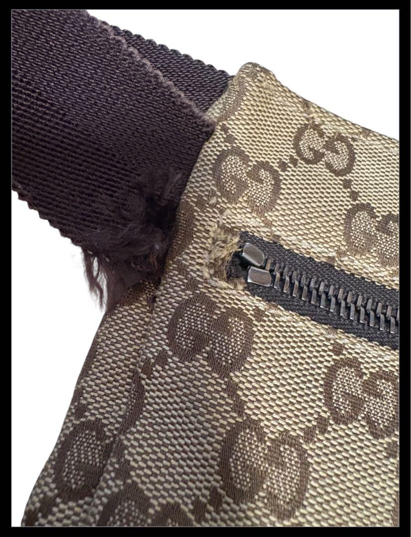 グッチ GUCCI ボディバッグ GG レザー 革