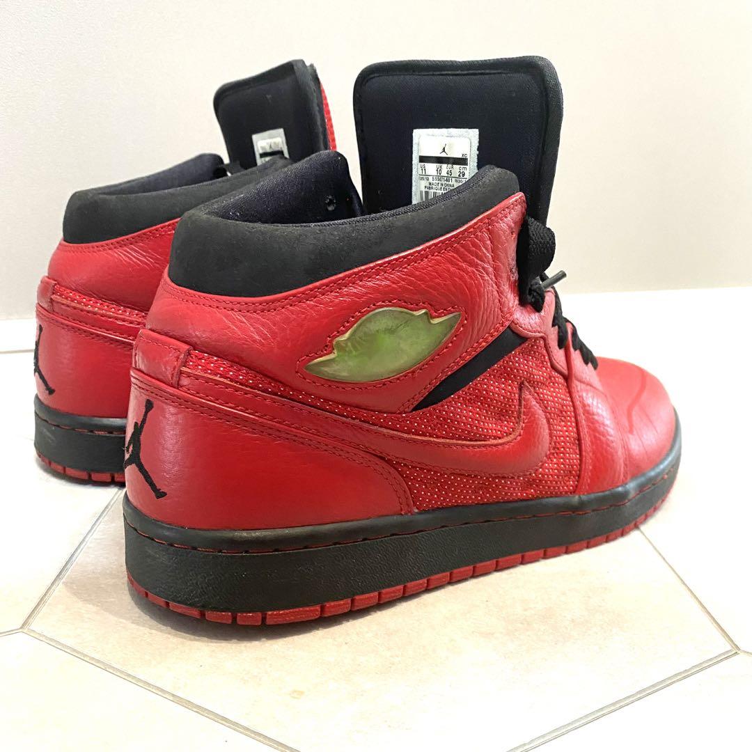 jordan  1 mid  red ジョーダンワンミッド