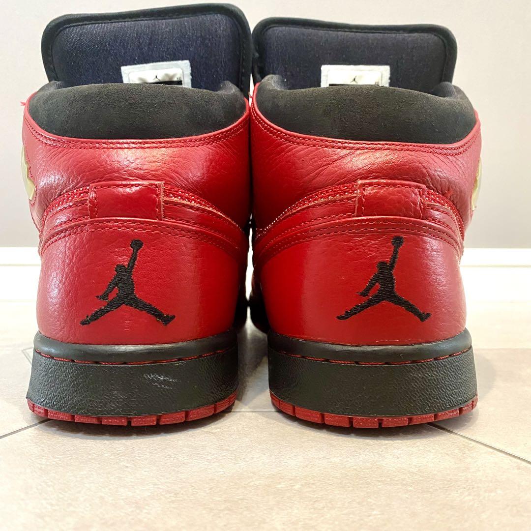 jordan  1 mid  red ジョーダンワンミッド