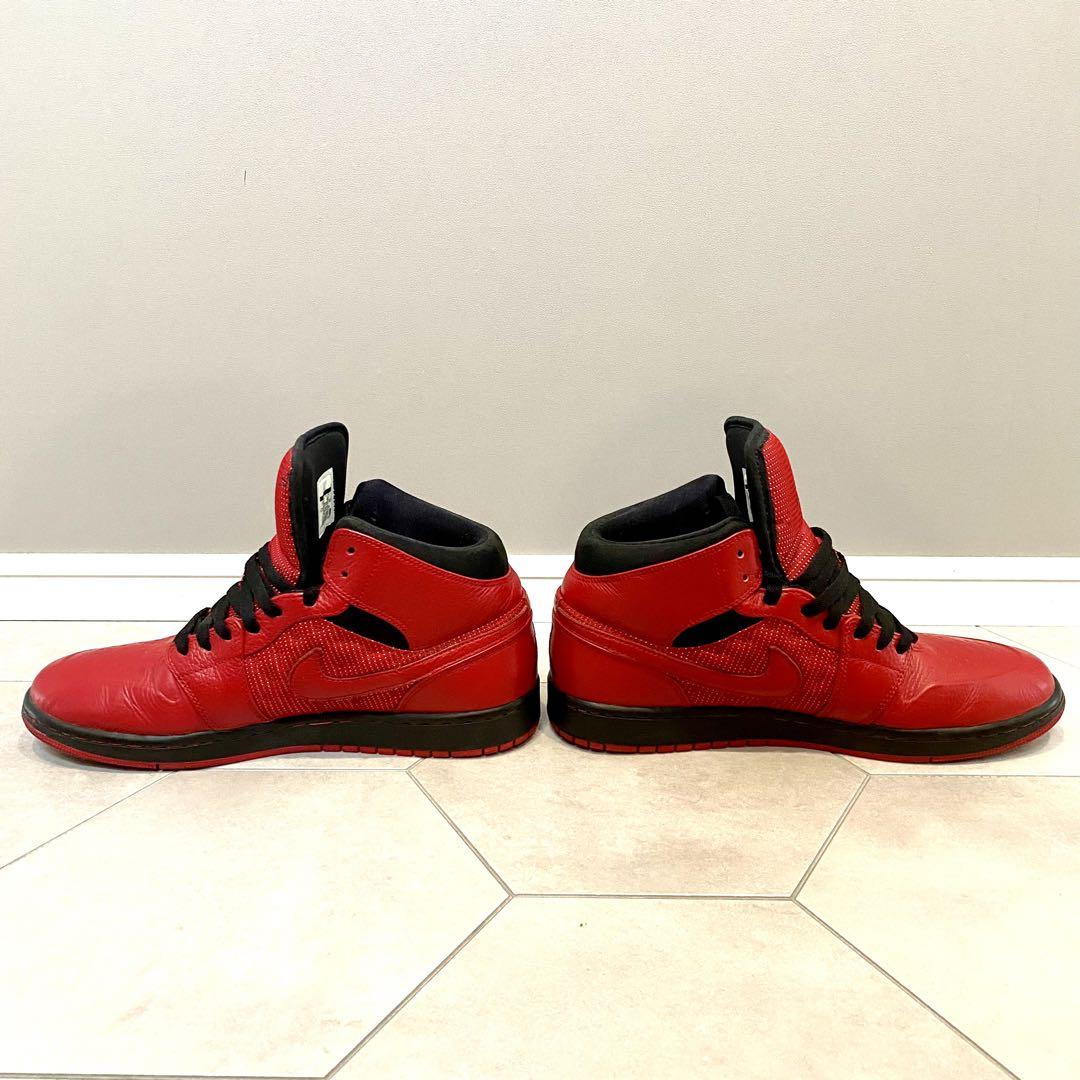 jordan  1 mid  red ジョーダンワンミッド