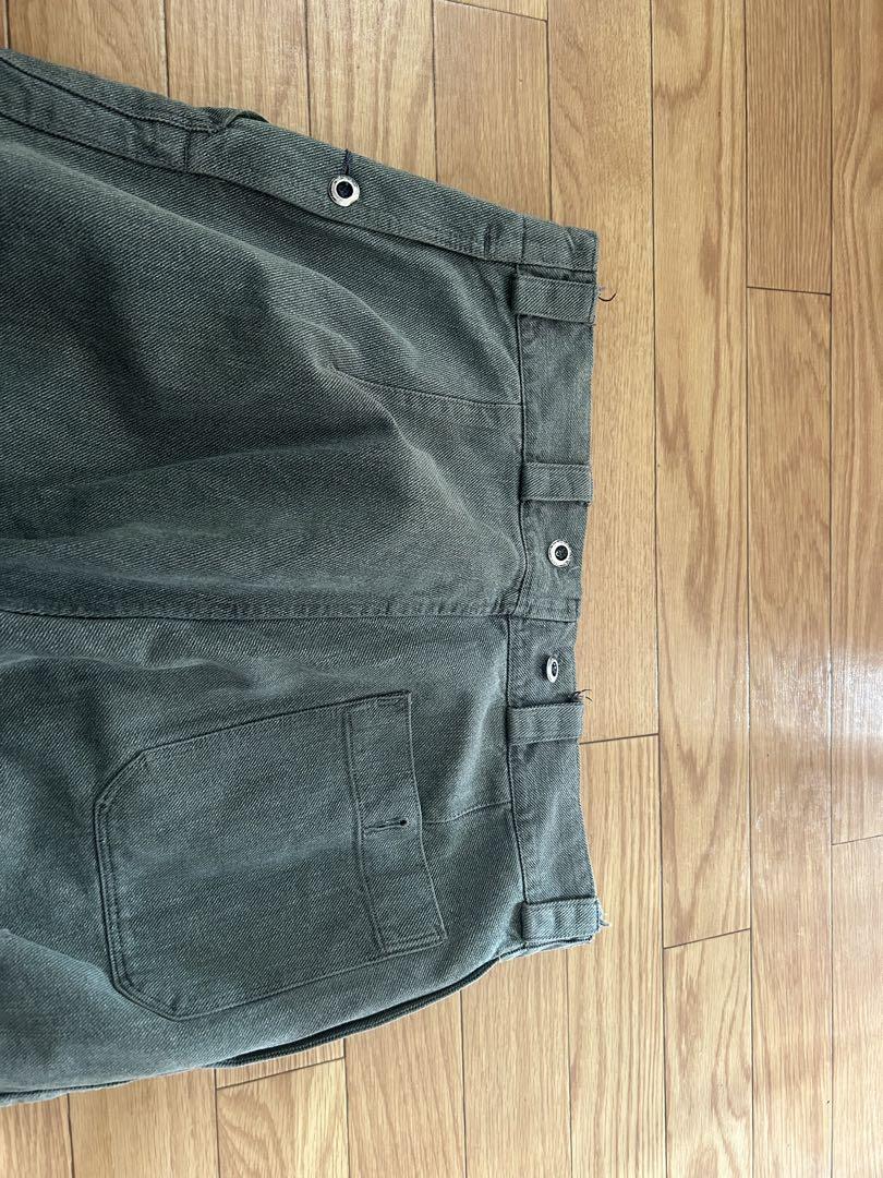 スイス軍　デニムワークパンツ　前期　50s 実物