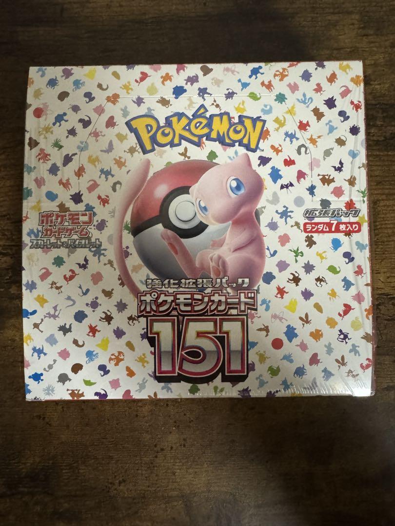 ポケカ】ポケモンカード151 シュリンク付きBOX