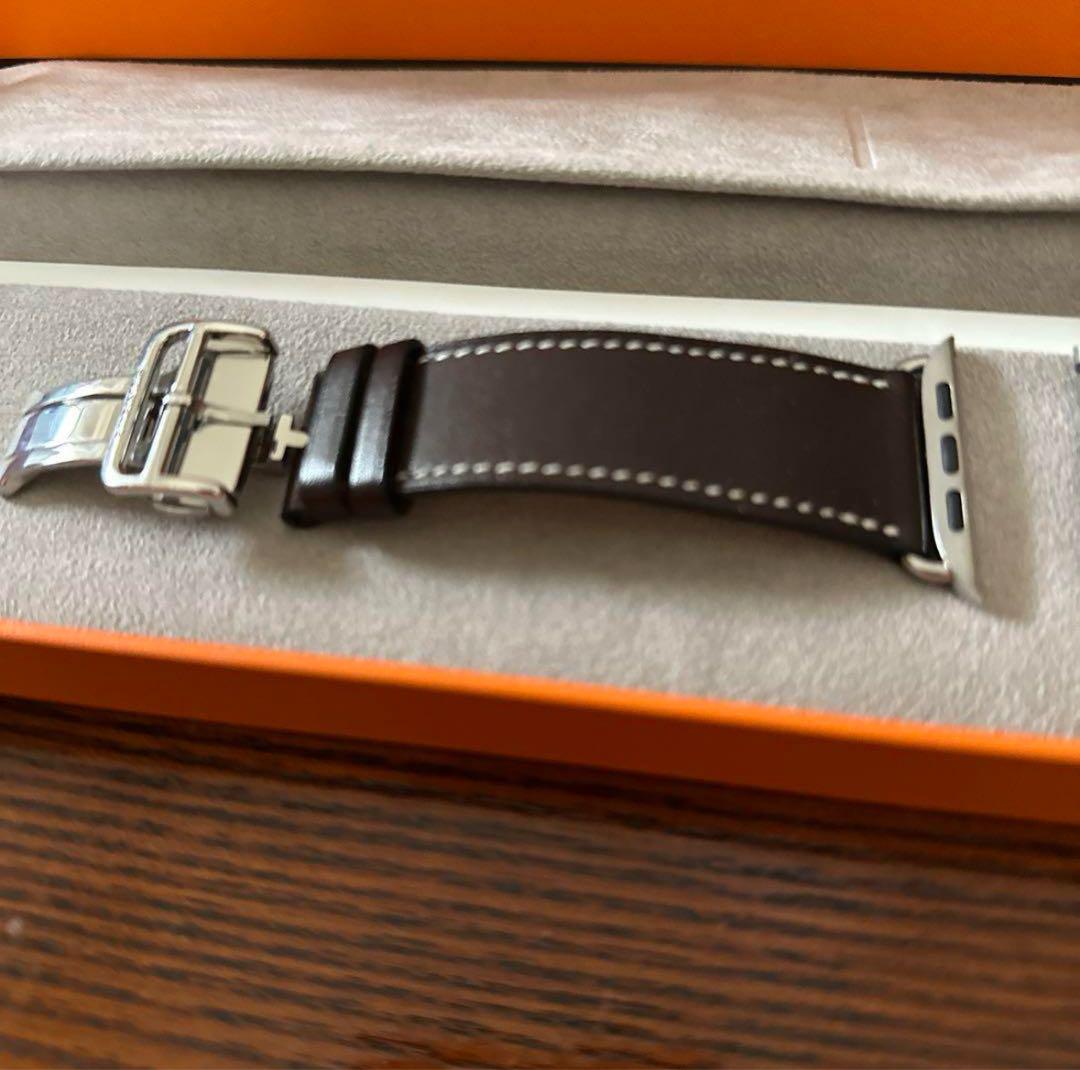 Hermès シンプルトゥール ディプロイアントバックル 44mm エベンヌ