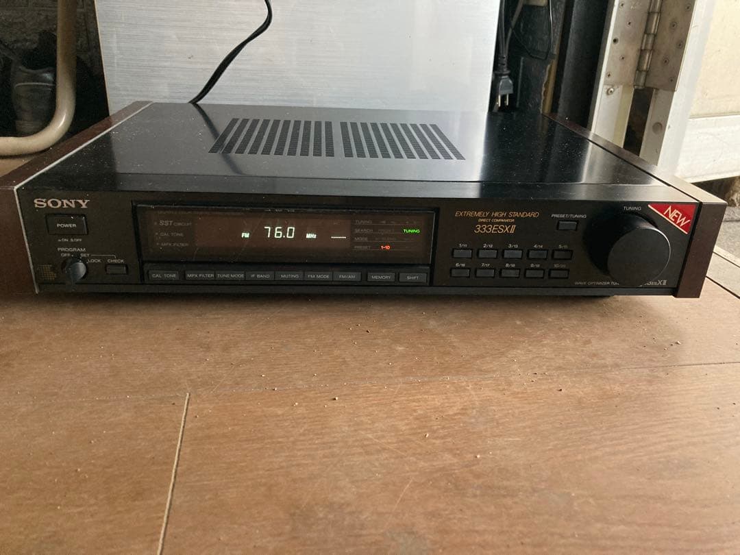 SONY 333ESK FMチューナー通電 のみ