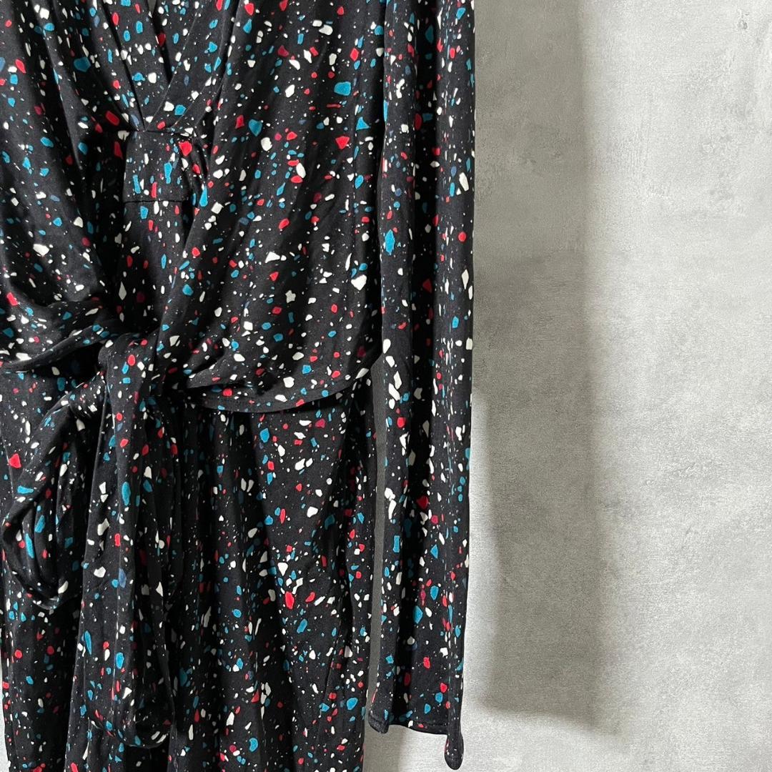 ISSA シルク レーヨン 総柄 ワンピース キャサリン妃愛用 N139